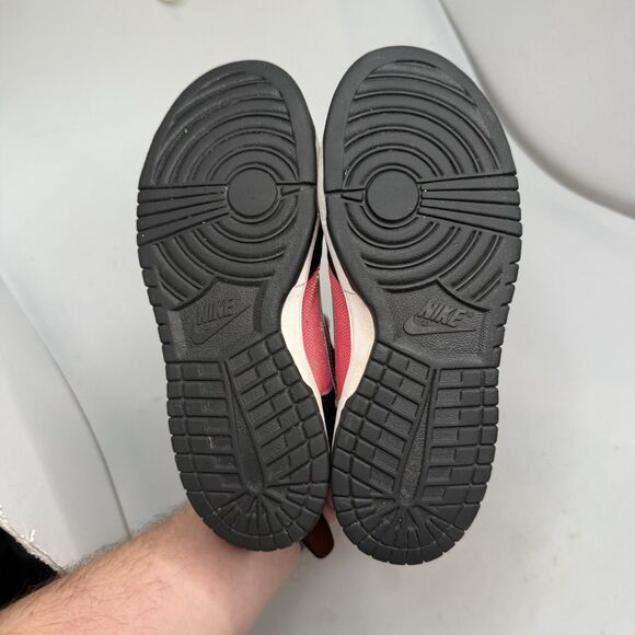 Nike 6.0 Dunk High Women’s 8.5 2011 Black Satin Hot Pink Black - Picture 5 of 16